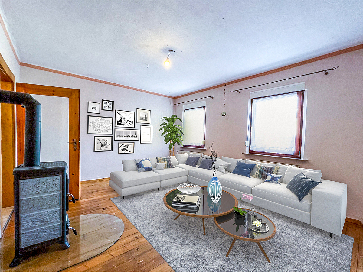 Wohnzimmer Digital Staging